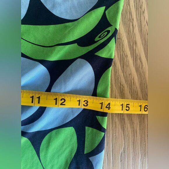 Miu Miu Stretch Mini Dress Size XS Green Blue Spaghetti Strap one-piece - Picture 9 of 11